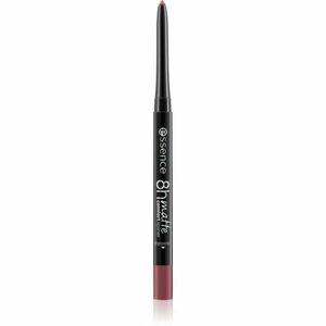 essence 8h Matte Comfort matná tužka na rty s ořezávátkem odstín 19 Burgundy Bestie 0.3 g obraz