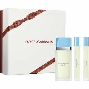 Dolce&Gabbana Light Blue EDT Mini Trio Gift Set dárková sada pro ženy obraz