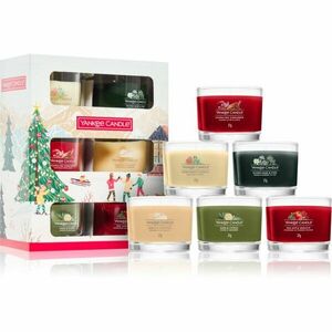 Yankee Candle Christmas Collection 6 Votive Candles dárková sada obraz