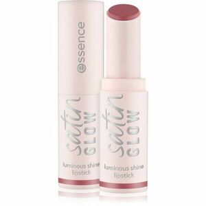 essence satin GLOW krémová rtěnka se saténovým finišem odstín 03 Rose And Shine 3.5 g obraz
