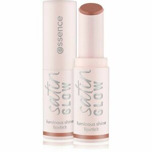 essence satin GLOW krémová rtěnka se saténovým finišem odstín 01 Whole Latte Love 3.5 g obraz