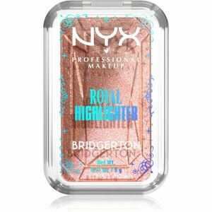 NYX Professional Makeup Bridgerton Royal Highlighter rozjasňovač odstín 01 Iridescent Peach 5 g obraz