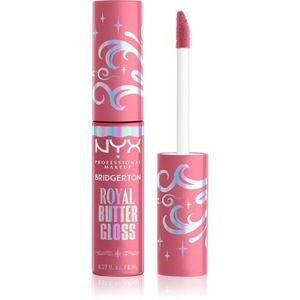 NYX Professional Makeup Bridgerton Royal Butter Gloss lesk na rty odstín 01 Angel Food Cake 8 ml obraz