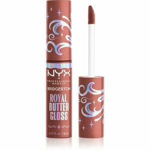 NYX Professional Makeup Bridgerton Royal Butter Gloss lesk na rty odstín 02 Praline 8 ml obraz