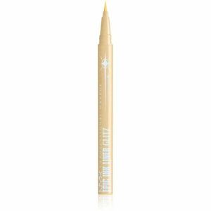 NYX Professional Makeup Bridgerton Royal Epic Ink Liner třpytivá linka na oči odstín 02 Glitzed In Gold 1 ml obraz