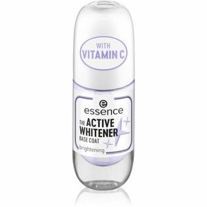 essence Active Whitener podkladový lak na nehty s bělicím účinkem 8 ml obraz
