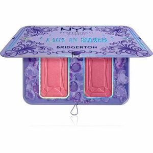 NYX Professional Makeup Bridgerton Royal Blush paleta tvářenek odstín 02 Lady In Silver 2x5 g obraz