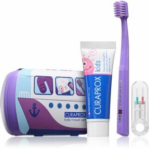 Curaprox Kids Travel Set cestovní set na zuby, jazyk a dásně pro děti obraz