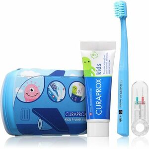 Curaprox Kids Travel Set cestovní set na zuby, jazyk a dásně pro děti 1 ks obraz