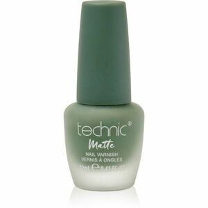 Technic Cosmetics Matte Nail Varnish dlouhotrvající lak na nehty s matným efektem odstín Green Whit Envy 12 ml obraz
