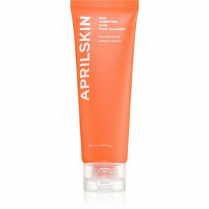 APRILSKIN Real Carrotene Acne Foam Cleanser hloubkově čisticí pěna na aknózní pleť 120 ml obraz