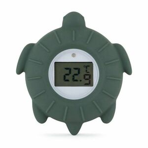 Petite&Mars Digital Silicone Water Thermometer 0m+ digitální teploměr do vany Turtle Terry 1 ks obraz