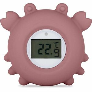 Petite&Mars Digital Silicone Water Thermometer 0m+ digitální teploměr do vany Crab Caleb 1 ks obraz