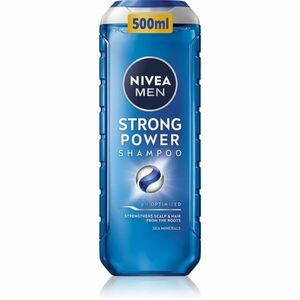 NIVEA MEN Strong Power šampon pro růst vlasů a posílení od kořínků 500 ml obraz