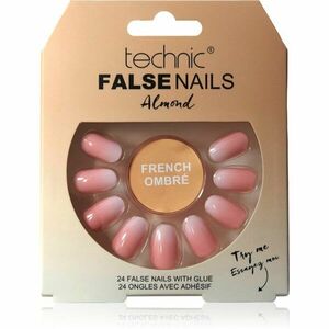 Technic Cosmetics False Nails Almond umělé nehty French Ombré 24 ks obraz