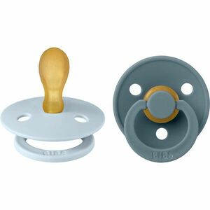 BIBS Colour Size 1: Symmetrical 0-6 months dudlík Baby Blue / Petrol 2 ks obraz