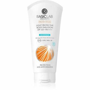 BasicLab Dermocosmetics Protecticus hydratační a ochranná emulze na obličej a tělo SPF 50+ voděodolná 100 ml obraz
