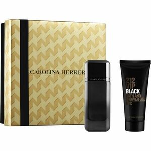 CAROLINA HERRERA 212 VIP Black Elixir dárková sada pro muže obraz