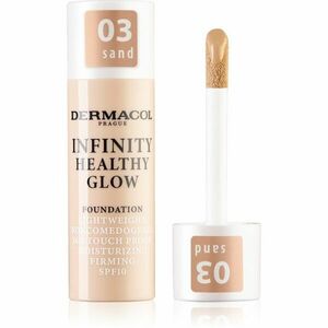 Dermacol Infinity Healthy Glow tekutý make-up SPF 10 odstín 03 Sand 20 g obraz