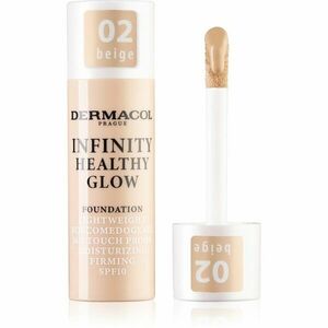 Dermacol Infinity Healthy Glow tekutý make-up SPF 10 odstín 02 Beige 20 g obraz