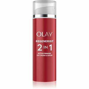Olay Regenerist 2 in 1 Day Cream & Serum zpevňující denní krém a sérum proti vráskám 2 v 1 50 ml obraz