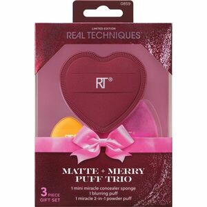 Real Techniques Matte + Merry Puff Trio sada aplikátorů obraz