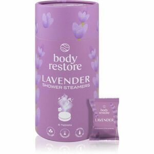 Body Restore Lavender Shower Steamers tablety do sprchy s vůní levandule 6 ks obraz