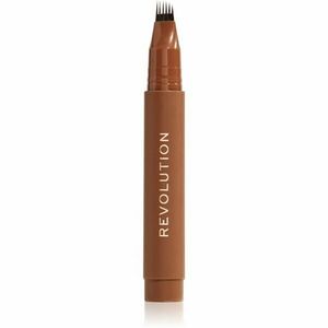Revolution Instant Brow Hair fix na obočí odstín Warm Brown 1.8 ml obraz