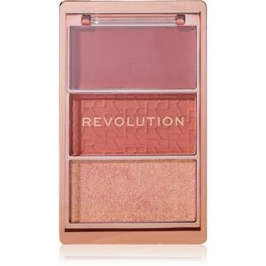 Revolution Blush Icon Palette paleta tvářenek odstín Aura Points Rose 9.8 g obraz