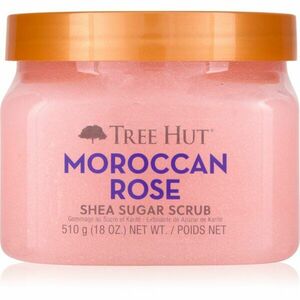 Tree Hut Shea Sugar Scrub Moroccan Rose cukrový peeling s bambuckým máslem 510 g obraz