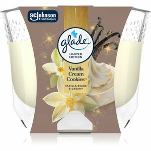 GLADE Vanilla Cream Cookies vonná svíčka 204 g obraz