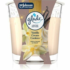 GLADE Vanilla Cream Cookies vonná svíčka 112 g obraz