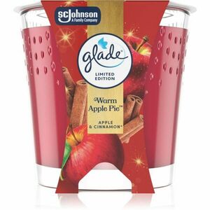 GLADE Warm Apple Pie vonná svíčka 112 g obraz