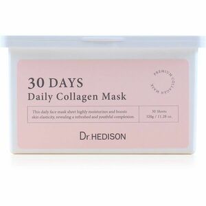 Dr. HEDISON 30 Days Daily Collagen Mask plátýnková maska s kolagenem 30 ks obraz