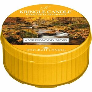 Kringle Candle Amberwood Moss čajová svíčka 42 g obraz