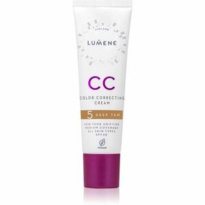 Lumene CC Color Correcting Cream CC krém pro jednotný tón pleti SPF 20 odstín 5 Deep Tan (Warm) 30 ml obraz