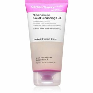 Carbon Theory Vaporeize Niacinamide Cleansing Gel hloubkově čisticí gel s niacinamidem 150 ml obraz