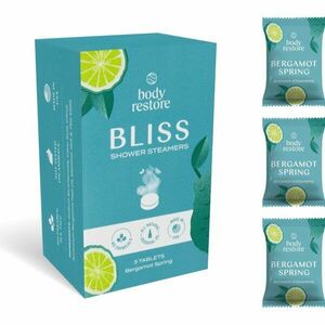 Body Restore Bliss Shower Steamers tablety do sprchy vůně Bergamot Spring 3 ks obraz