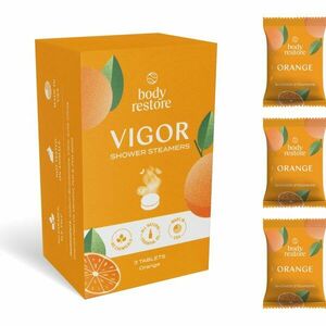 Body Restore Vigor Shower Steamers tablety do sprchy vůně Orange 3 ks obraz