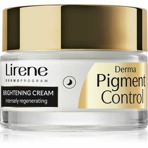 Lirene Derma Pigment Control Brightening Night Cream rozjasňující noční krém pro pleť s hyperpigmentací 50 ml obraz