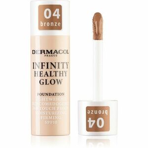 Dermacol Infinity Healthy Glow tekutý make-up SPF 10 odstín 04 Bronze 20 g obraz