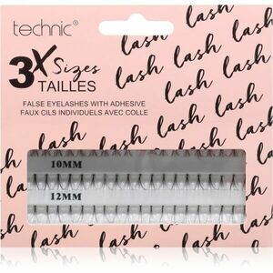 Technic Cosmetics Individual False Eyelashes trsové nalepovací řasy 60 ks obraz