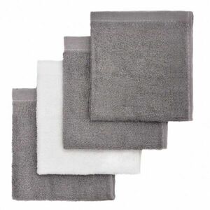 T-TOMI BIO Bamboo Baby Washcloths mycí žínka Grey 25 x 25 cm 4 ks obraz