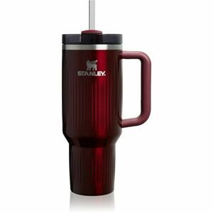 Stanley Quencher H2.O FlowState™ Fluted Tumbler nerezový tumbler s brčkem velký Garnet Shine 1180 ml obraz