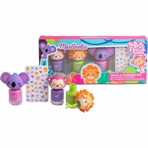 Martinelia My Best Friends Nails & Stickers Set sada pro děti obraz