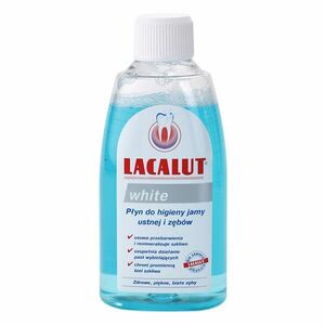 Lacalut White ústní voda s bělicím účinkem 300 ml obraz