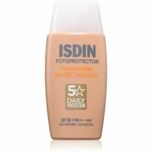 ISDIN Fotoprotector FusionWater Magic Medium SPF50 lehký tónovací fluid SPF 50 50 ml obraz