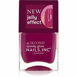Nails Inc. 45 Second Speedy Gloss rychleschnoucí lak na nehty odstín Amelia 14 ml obraz