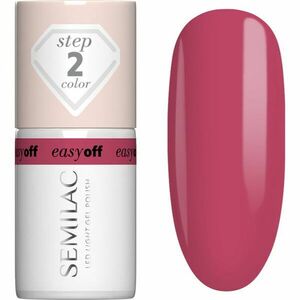 Semilac Easy Off Step 2 gelový lak na nehty s použitím UV/LED lampy odstín Pink Coral 7 ml obraz