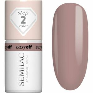 Semilac Easy Off Step 2 gelový lak na nehty s použitím UV/LED lampy odstín Mocha Cream 7 ml obraz
